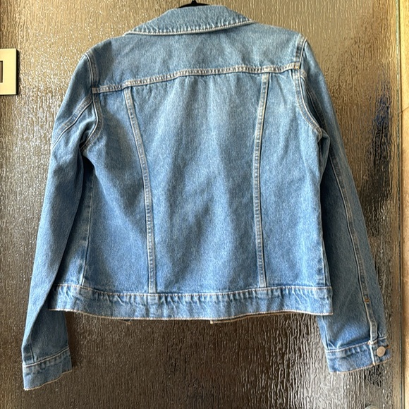 Hudson Cropped Denim Jacket - Picture 2 of 2